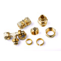 EM-F-A090 Brass compression connector union pipe fitting